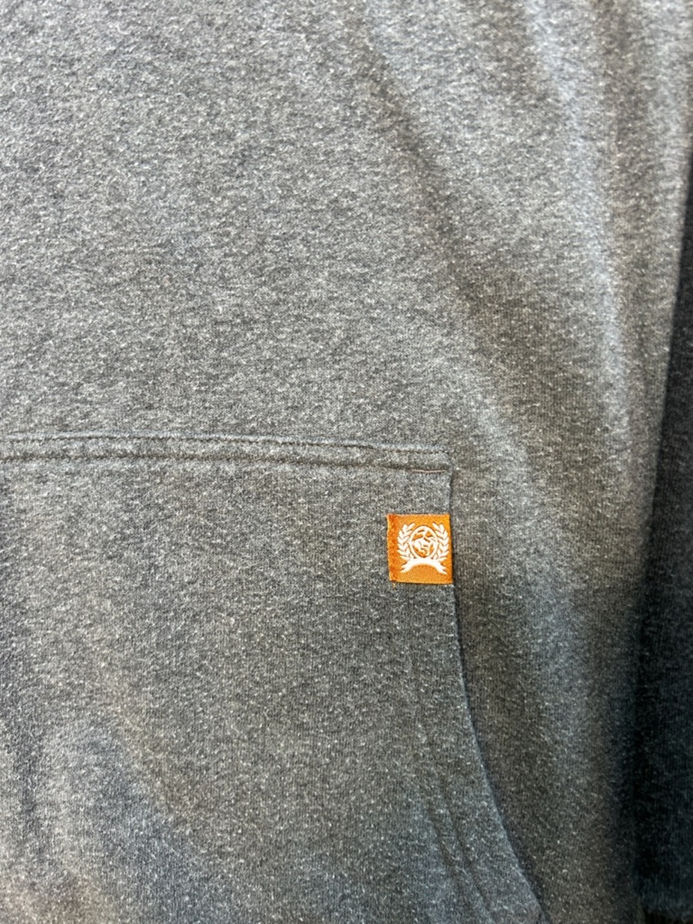 Cinch Men's Grey & Black Hooded Pullover Sweatshirt size XL - Picture 3 of 6